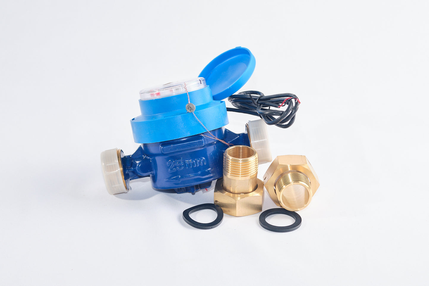 25mm Single-Jet COLD Water Meter Fitted with 10L Pulse c/w BSP Nut & Tail