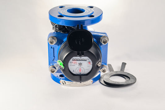 50mm Woltman COLD Table D Water Meter Fitted with 100L Pulse